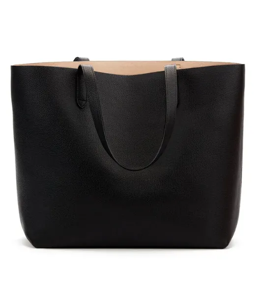 Classic Structured Leather Tote